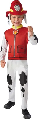 Produktbild von PAW Patrol Feuerwehr Kostüm Marshall Paw Patrol rot-weiß - 84/98 (2-3 Jahre)