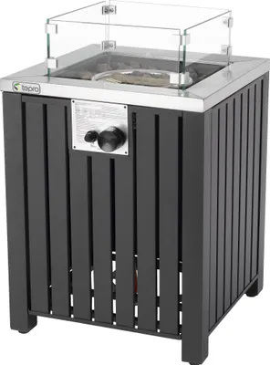 Produktbild von tepro Feuerstelle Gasfeuerstelle Topeka, anthrazit (50 x 50 x 78 cm)