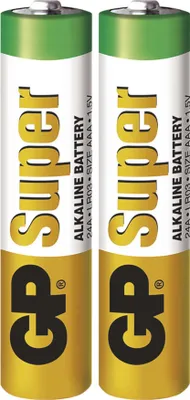GP Alkalická baterie Super AAA (LR03), 2 ks, B1310