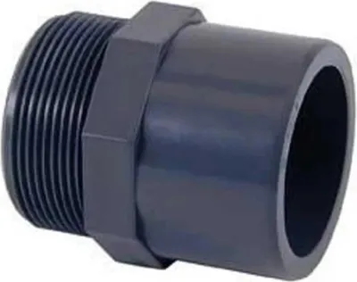Produktbild von Cepex PVC Übergangsmuffennippel 40 x 50mm x 1 "  Aussengewinde