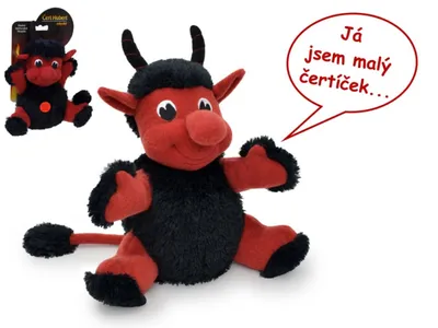 Obrázek produktu pro Čert Hubert mluvící 20cm