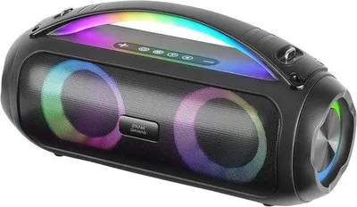 Imagen del producto de Altavoz Bluetooth portátil - Caja de sonido - Ideal para fiestas al aire libre - 50W RMS de potencia - 8 horas de reproducción - Color negro