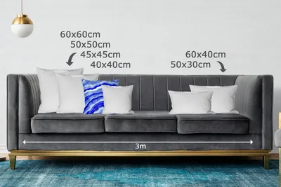 Produktbild von MuchoWow® Zierkissen Sofakissen Wohnzimmer Dekokissen 45x45 cm Achat Stein - Blau - Schlafpolster - Polster für das Sofa