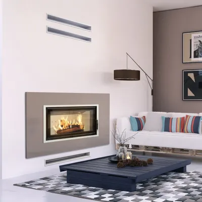 Produktbild von Kamineinsatz aus Stahl KRATKI LUCY 16 kW Ø 200