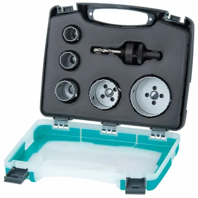 Immagine prodotto di Set di seghe a tazza Wolfcraft "Elettricità e impianti idraulici