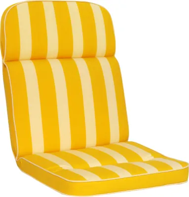 Produktbild von Kettler / KETTtex-Exklusiv® Auflage ML 110x50x7cm - gelb gestreift, Rückseite uni - Dessin 586 - KTH3