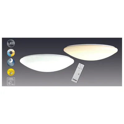 Produktbild von Näve LED Deckenleuchte "Darwin" - Material:Kunststoff, Metall - Farbe: weiß; 1208126