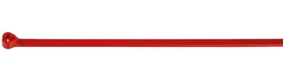 Produktbild von Ty-Rap Stahlnasenkabelbinder 92 x 2,4 mm Rot
