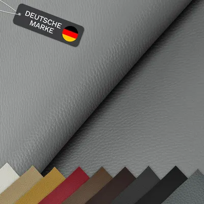 Produktbild von Lycce Kunstleder Meterware soft | 68.000 Scheuertouren | 1 lfm x 1,40 m breiter Polsterstoff für versch. DIY Projekte, als Möbelstoff & zur Reparatur | hohe Lichtechtheit | 430 g / m² | versch. Farben