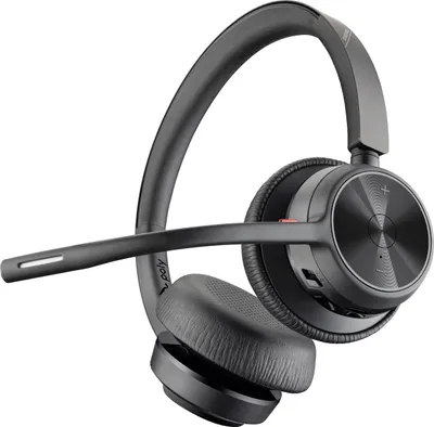 Obrázok produktu pre HP Poly Stereofónna náhlavná súprava Poly Voyager 4320 UC USB-A + adaptér BT700 USB-A + nabíjací stojan, Káblový a bezdrôtový, Hovor / hudba, 20 - 20000 Hz, 162 g, Slúchadlá s mikrofónom, Čierna