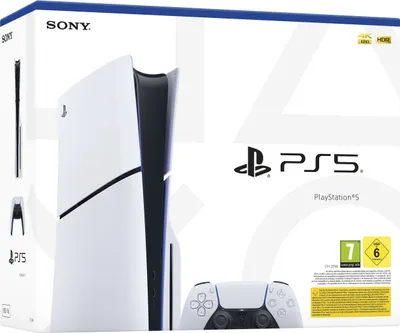 Obrázek produktu pro Sony PlayStation 5 Slim, PlayStation 5, Černá, Bílá, 16384 MB, GDDR6, 448 GB/s, AMD
