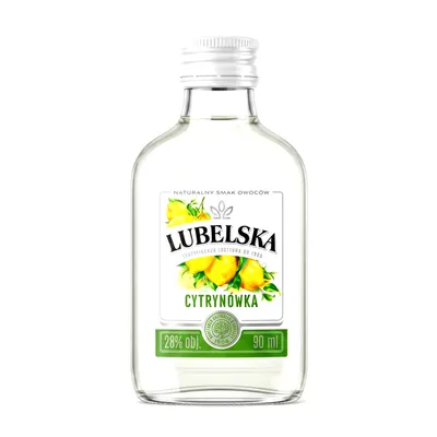 Produktbild von Lubelska Zitronenlikör Cytrynowka 90ml 28% vol.