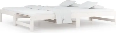 Obrázek produktu pro Výsuvná postel bílá 2x (90 x 200) cm masivní borovice