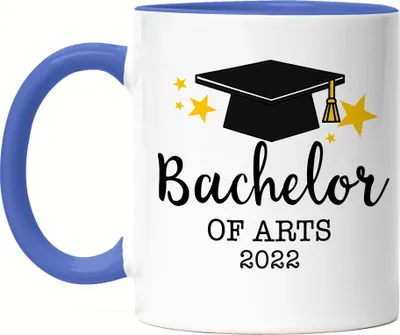 Produktbild von Bachelor of Arts 2022 Tasse Blau Abschluss Geschenk Studium Absolvent Bachelorabschluss Uni