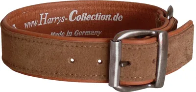 Produktbild von Hundehalsband aus feinstem Leder in vielen Farben von 28-48 cm