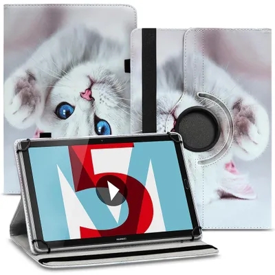 Produktbild von Tablet Hülle für Xiaomi Pad 7 / 7 Pro Tasche Schutzhülle Case Cover 360° DrehbarFarbe 360 Uni:Motiv 10