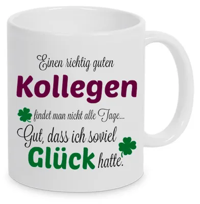Produktbild von TassenKing - Einen guten Kollegen... - Tasse - Kaffeebecher - Tasse mit Spruch