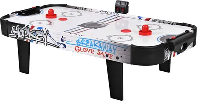 Produktbild von GOPLUS 42 Zoll Airhockeytisch mit Elektronischem Punktez?hler & Motor, Lufthockey Tisch inkl. Pucks & Pushers & Tor, Spieltisch aus Holz, für Kinder & Erwachsene, für Zuhause Party