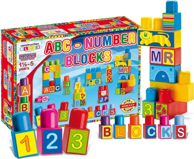 Obrázok produktu pre Dohány Maxi Bloxx Stavebné bloky ABC Čísla Učiace sa stavebné bloky 64 ks 18M+