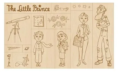 Produktbild von Hape Stempelset: Der Kleine Prinz E824683