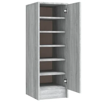 Obrázek produktu pro vidaXL Věšák na boty Grey Sonoma 32x35x92 cm Dřevěný materiál