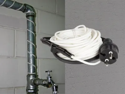 Produktbild von Perel Frostschutz-Heizkabel mit Thermostat 12 m 120 W