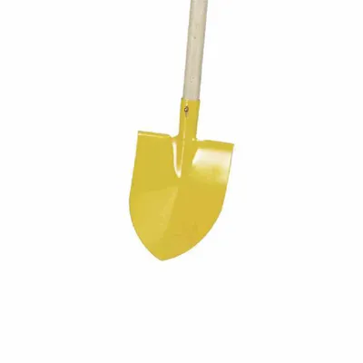 Produktbild von Kinderspitzschaufel 14 cm mit Holzstiel 75 cm