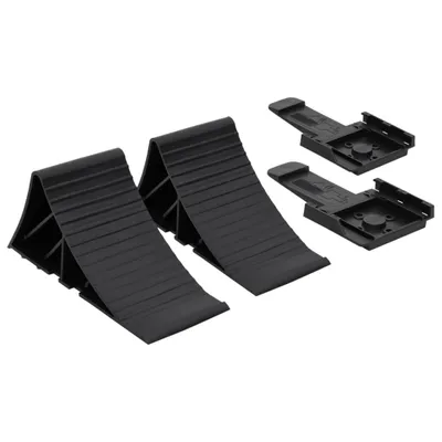 Immagine prodotto di vidaXL Cunei per ruote 2 pezzi 25x10x11,5 cm plastica