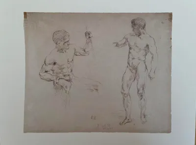 Obrázok produktu pre Eugène DELACROIX – Skica č. 20 – Plagát – 28,5 x 38 cm