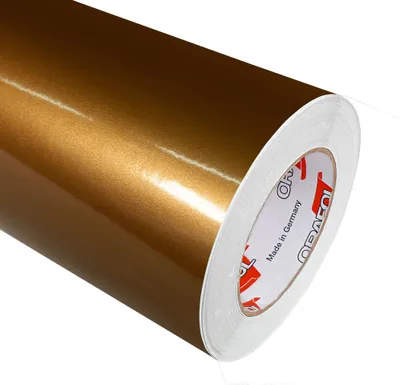 Produktbild von DecoMeister Möbelfolie selbstklebend 100x50 cm - Kupfer Hochglanz - Einfarbig Klebefolie für Möbel - Klebefolie Möbel für einfache Anwendung, ideal für die Renovierung von Küche oder Bad - Möbelfolie