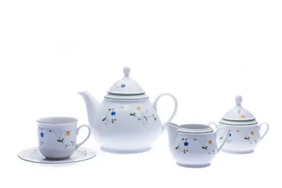Image de Thun 1794 Service à thé, porcelaine, fleurs de prairie, Jana, Thun, 15 d.