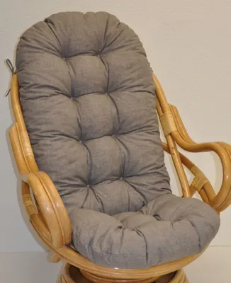 Produktbild von Polster für Schaukelstuhl , Ersatzpolster Schaukelstuhl / Drehsessel L 135 cm , Colore grigio (dunkel grau)