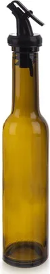 Produktbild von Orion | Glasflasche - Olivenölspender - Flasche für Öl und Essig - Braun - mit Spender - 210 ml
