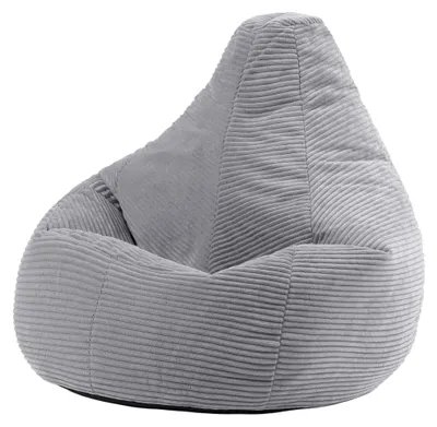 Produktbild von Icon Dalton Sitzsack Cord mit Füllung, Grau