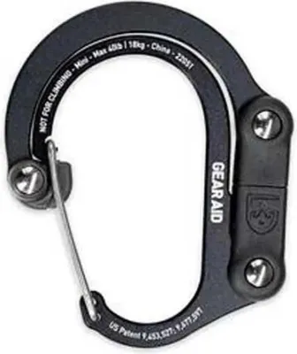 Image de Gear Aid Heroclip® Mini Clip Mousqueton Argenté Argenté One Size