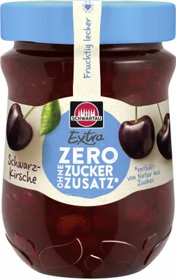 Image de Schwartau Extra Zero cerise noire (280 g)