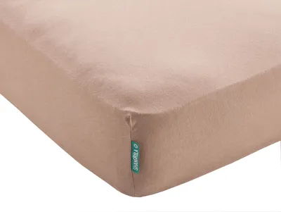 Produktbild von Spannbettlaken »Berlin« Bettlaken BxL+H 180x200+30 cm Taupe Microsatin Hautfreundlich für Boxpringbetten Matratzen bis 30 cm Höhe, 202092