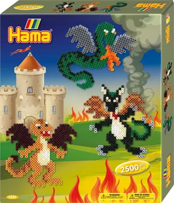 Produktbild von Hama Beads 3245, Mehrfarbig, Perlenmischung, 2500 Stück(e)