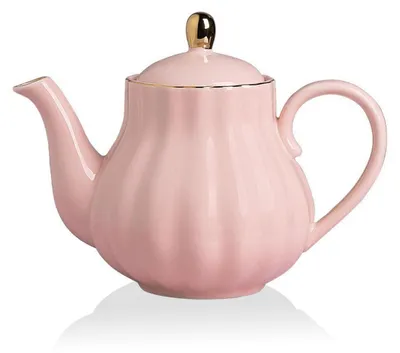 Image de Théière en céramique avec infuseur, 1100 ml, rose