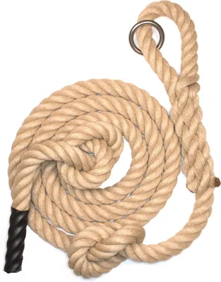 Produktbild von Hamburger Tauwerk Fabrik - Hochwertiges Kletterseil - Länge 2,0m / Ø 30mm - Schaukelseil, Fitnesstau, Spielseil