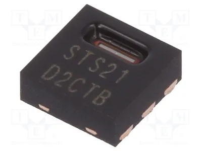 Produktbild von 1x Sensor: Temperatur 2,1÷3,6VDC Geh: DFN6 Serie:  -40÷125°C 1-100811-01 Feuchtigk