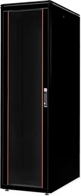 Produktbild von ROLINE Netzwerkschrank Pro 48,26cm 19Zoll 47 HE 600x1000 BxT Glastür schwarz