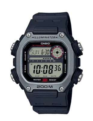 Produktbild von Casio Collection DW-291H-1AVEF Herren Uhr Quarz Schwarz Grau Digital