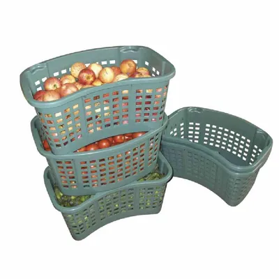 Produktbild von Drehstapelbehälter 35 l grün (lebensmittelecht)