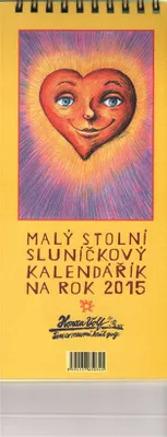 Zdjęcie produktu dla Mały kalendarz stołowy z motywem słońca na rok 2015 – Honza Volf