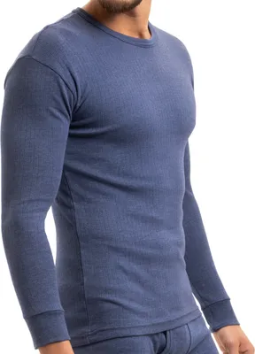 Produktbild von MT Herren Ski- und Thermounterhemd Light - Winter Unterwäsche Langarm - Blau XXL