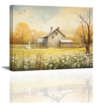Zdjęcie produktu dla Omgoods - Obraz na płótnie przedstawiający krajobraz, 40 x 30 cm