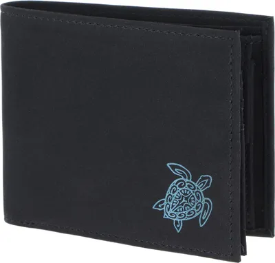 Produktbild von oxmox Geldbörse New Cryptan RFID Protect Querscheinbörse Turtle 2.0 Print Cyan Black schwarz