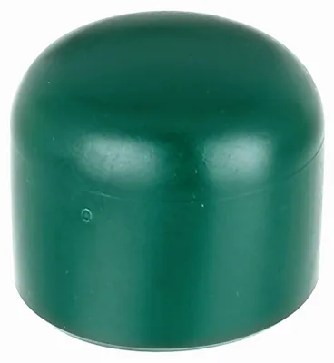 Produktbild von Alberts Pfostenkappe für runde Metallpfosten, Ø 34 mm, Kunststoff, Grün, 20er Set