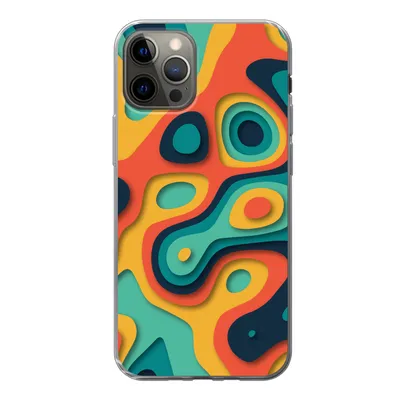Produktbild von MuchoWow® Handyhülle Schutzhülle Hülle für iPhone 13 Pro Kreis - Muster - Farben Silikon Softcase Handy Hülle - Handy-Tasche